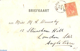 Netherlands 1900 Postcard From Marken To London, Postal History - Covers & Documents