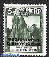 Liechtenstein 1932 5Rp, On Service, Perf. 11.5, Stamp Out Of Set, Unused (hinged) - Sonstige & Ohne Zuordnung