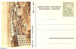 Yugoslavia 1955 Illustrated Postcard 10Din, Beograd, Unused Postal Stationary - Covers & Documents