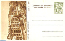 Yugoslavia 1955 Illustrated Postcard 10Din, Beograd, Unused Postal Stationary - Covers & Documents