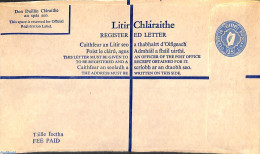 Ireland 1975 Registered Letter 25p, Unused Postal Stationary - Covers & Documents