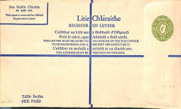 Ireland 1971 Registered Letter 14p, Unused Postal Stationary - Briefe U. Dokumente