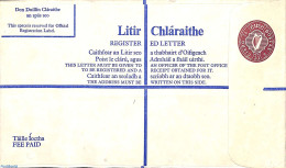 Ireland 1976 Registered Letter 33p, Unused Postal Stationary - Lettres & Documents