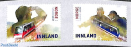 Norway 2018 Floibanen Funicular Centenary 2v S-a, Mint NH, Transport - Railways - Ongebruikt