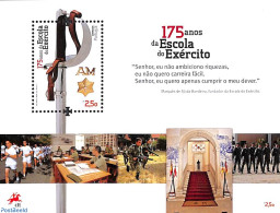 Portugal 2012 Escola Do Exercito S/s, Mint NH, History - Militarism - Unused Stamps