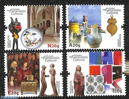 Portugal 2018 European Year Of Cultural Heritage 4v, Mint NH, History - Europa Hang-on Issues - Art - Ceramics - Unused Stamps