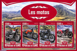 Guinea, Republic 2017 Motorcycles 2 S/s, Mint NH, Transport - Motorcycles - Moto