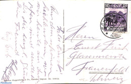 Liechtenstein 1931 Postcard From SCHAAN To Frauenfeld, Postal History - Storia Postale