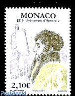 Monaco 2019 Avennement De Honore V 1v, Mint NH - Ongebruikt