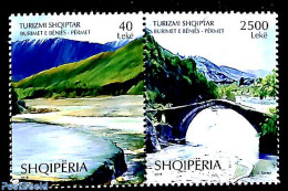 Albania 2018 Tourism 2v [:], Mint NH, Various - Tourism - Art - Bridges And Tunnels - Brücken