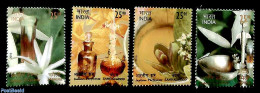 India 2019 Perfumes, Scentic Stamps 4v, Mint NH, Various - Scented Stamps - Neufs