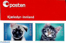 Norway 2019 Cat And Dog Booklet S-a, Mint NH, Nature - Cats - Dogs - Stamp Booklets - Nuovi
