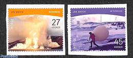 Norway 2020 Jan Mayen 2v S-a, Mint NH, Science - Various - Meteorology - Maps - Art - Photography - Nuovi