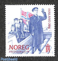 Norway 2020 75 Years Peace 1v, Mint NH, History - Transport - Kings & Queens (Royalty) - World War II - Ships And Boats - Nuovi