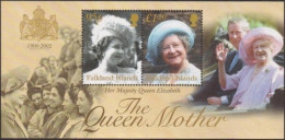 Falkland Islands 2002 SG936 The Queen Mother MS MNH - Falkland