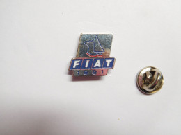 Beau Pin's , Auto Fiat , Tour De France à La Voile 1991 ; Marine Bateau , Signé Parkson - Fiat