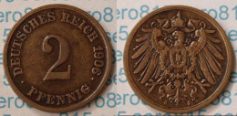 2 Pfennig Kaiserreich Empire 1906 J Jaeger 11  (m290 - 2 Pfennig