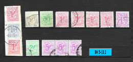 Belgique : Lot De 14 Timbres - Other & Unclassified