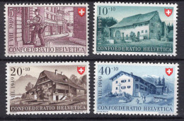 T3795 - SWITZERLAND Yv N°477/80 ** Pro Patria Fete Nationale - Unused Stamps