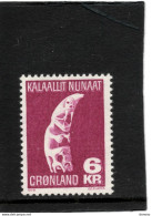 GROENLAND 1978 Tupilak, Dent De Morse Taillée Yert 99, Michel 111 NEUF** MNH Cote : 3 Euros - Neufs