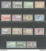 1953-62 Montserrat, Stanley Gibbons N. 136a-149- Serie Di 15 Valori - MNH** - Andere & Zonder Classificatie