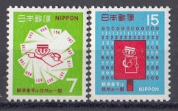 JAPAN 1043-1044,unused (**) - Ongebruikt