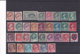 PREOBLITERE AFFRANCHI 1922/1947 LOT * - 1893-1947