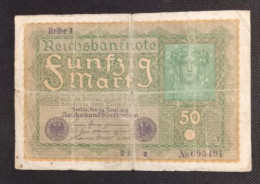Billet 50 Mark 1919 Allemagne - 50 Mark