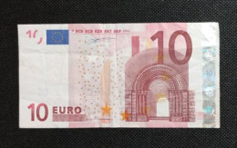 Billet 10 Euro / Euros  Allemagne Duisenberg P003A6 - 10 Euro