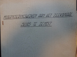 Waterwegen Zeekanaal Brussel-Ruppel Descriptif 2 Pages Plans :13 Pages - Obras Públicas
