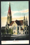 AK Krefeld, Lutherkirche  - Krefeld