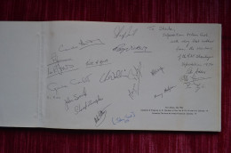 Signed By The Complet Team Of RAF Dhaulagiri Expedition 1974 Rare  Himalaya Mountaineering Escalade Alpinisme - Autographed