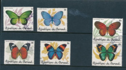 BURUNDI BUTTERFLIES VLINDERS SELECTION USED - Used Stamps