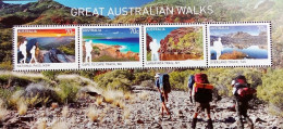 Australia 2015, Great Australian Walks, MNH S/S - Nuovi