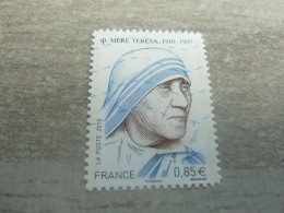 Mère Teresa (1910-1997) Religieuse Prix Nobel - 0.85 € - Yt 4455 - Multicolore - Oblitéré - Année 2010 - - Madre Teresa