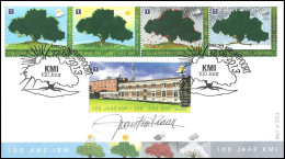 FDC (4352/4356 - BL209) - SIGNÉ / GETEKEND / ZEICHEN / SIGN - 100 Ans De L'IRM / 100 Jaar KMI / 100 Jahre KMI - 2011-2014