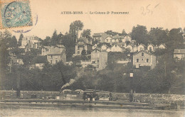 CPA 91 Essonne > ATHIS MONS Panorama Le Coteau 3e Bateau Ville De Macon Péniche - Athis Mons