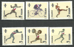 Poland 1976 Mi 2452-2457 Fi 2305-2310 MNH  (ZE4 PLD2452-2457) - Schermen