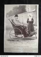 Sully Prudhomme A Chatenay+Sepoltura Vittime Della Iena Stampa Del 1907 - Sonstige & Ohne Zuordnung