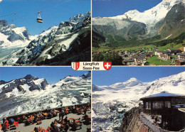 SUISSE - Längfluh - Saas Fee - Multivues - Colorisé - Carte Postale - Saas-Fee