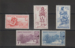 Guadeloupe 1941 Défense Empire Et Pétain 158-162, 5 Val ** MNH - Neufs