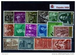 España 1959. Completo ** MNH. - Ganze Jahrgänge