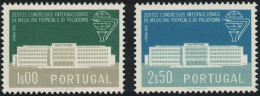 Portugal 1958 - YT 849/50 - MI 868/69 ** CONGRES DE MEDECINE TROPICALE - Nuevos