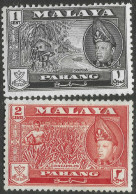 Pahang (Malaysia). 1957-62 Sultan Sir Abu Bakar. 1c, 2c MH SG 75, 76. M5120 - Pahang