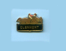 Rare Pins Cheval Jumping ? Clermont E355 - Animals