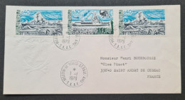 TAAF,  Timbres Numéros 74×2 Et 75 Oblitérés De St PAUL Le 1/1/1979. - Briefe U. Dokumente