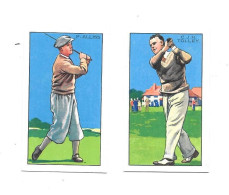 DP92 - CARTE CIGARETTES GALLAHER - GOLF - PETER ALLISS - CYRIL TOLLEY - Trading Cards