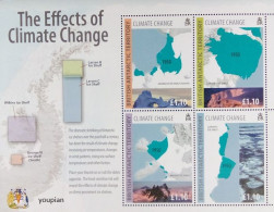 British Antarctic Territories 2009, Effects Of Climate Change, MNH Unusual S/S - Ungebraucht