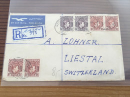 Nigeria R- Brief Flugpost In Die Schweiz - Nigeria (1961-...)