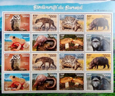 Burundi 2023, Biodiversity Of Burundi, MNH Sheetlet - Unused Stamps